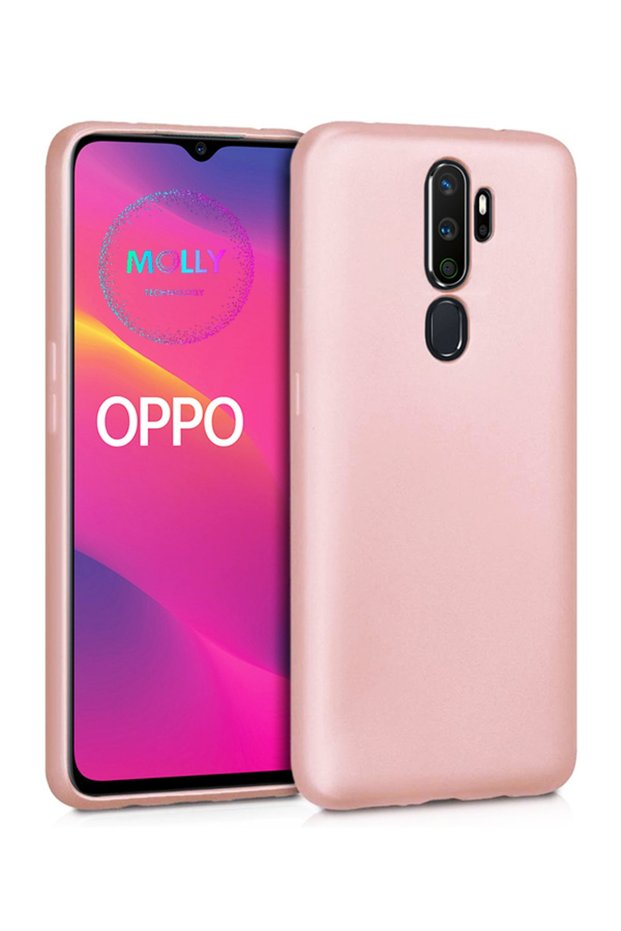 Rose Matte Silicone Case for Oppo A5 2020