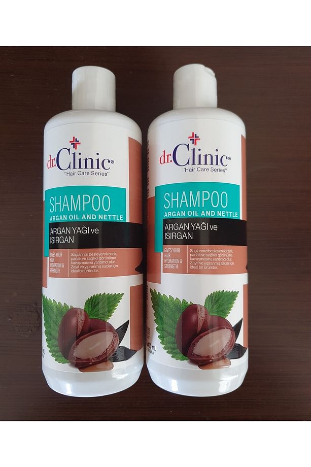 Dr.clinic Bitkisel Içerikli Isırgan Ve Argan Yağlı Şampuan 400 Ml X 2 Adet - 1