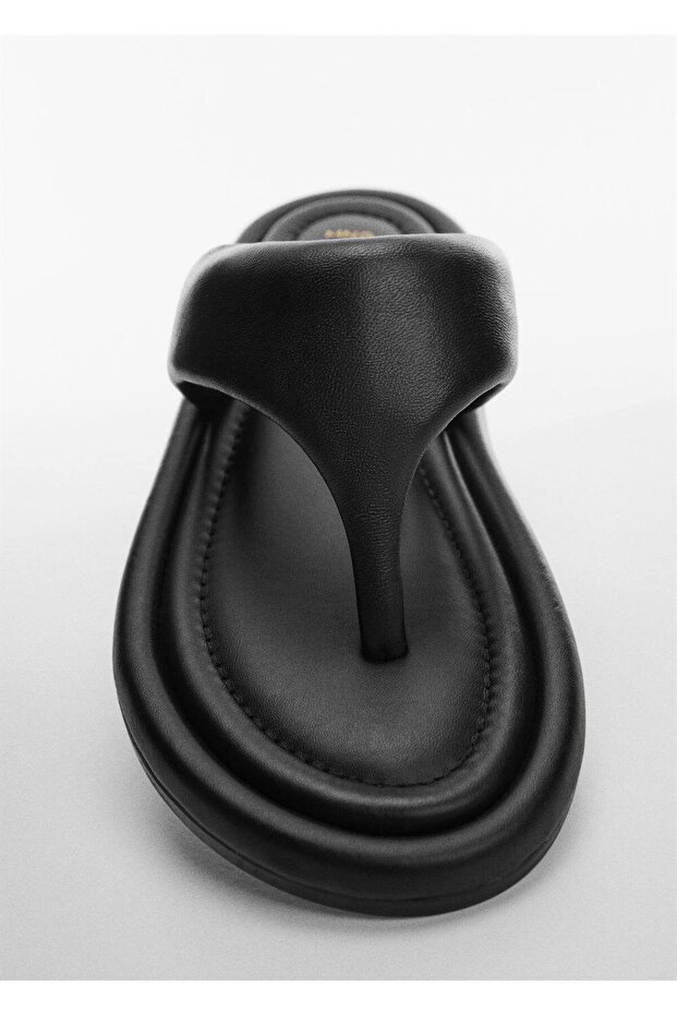 Bantlı Deri Kadın Sandalet - 15