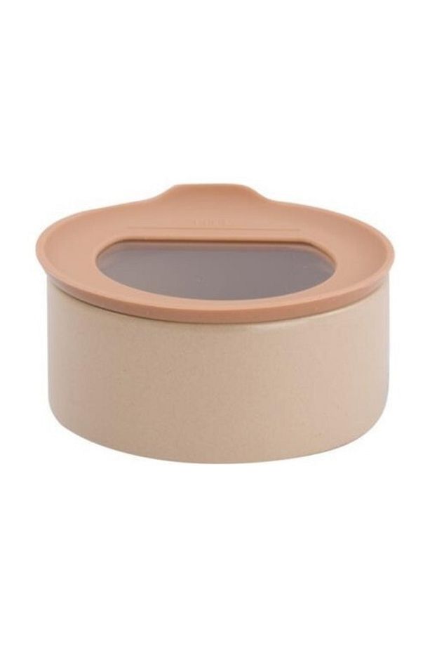 0128 D-neone042-03 Fıka One Seramık Saklama Kabı 420ml Pembe - 1