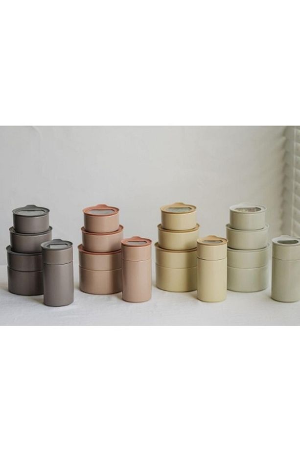 0128 D-neone042-03 Fıka One Seramık Saklama Kabı 420ml Pembe - 2