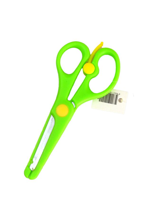 مقص الطالب المحمي - أخضر - 1