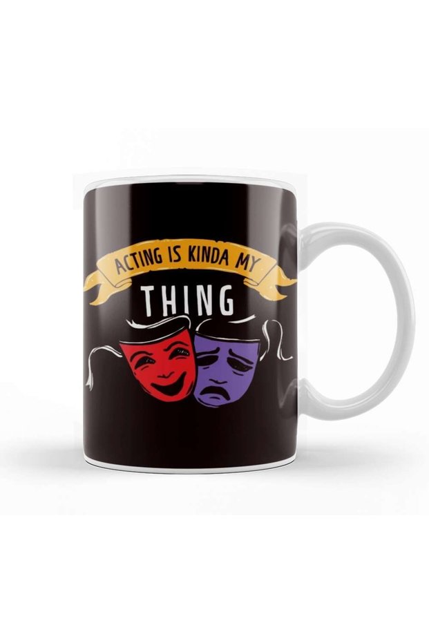 Acting Is My Thing Theater Geek Fan Drama Actor Actress Mug Glass Porcelain
