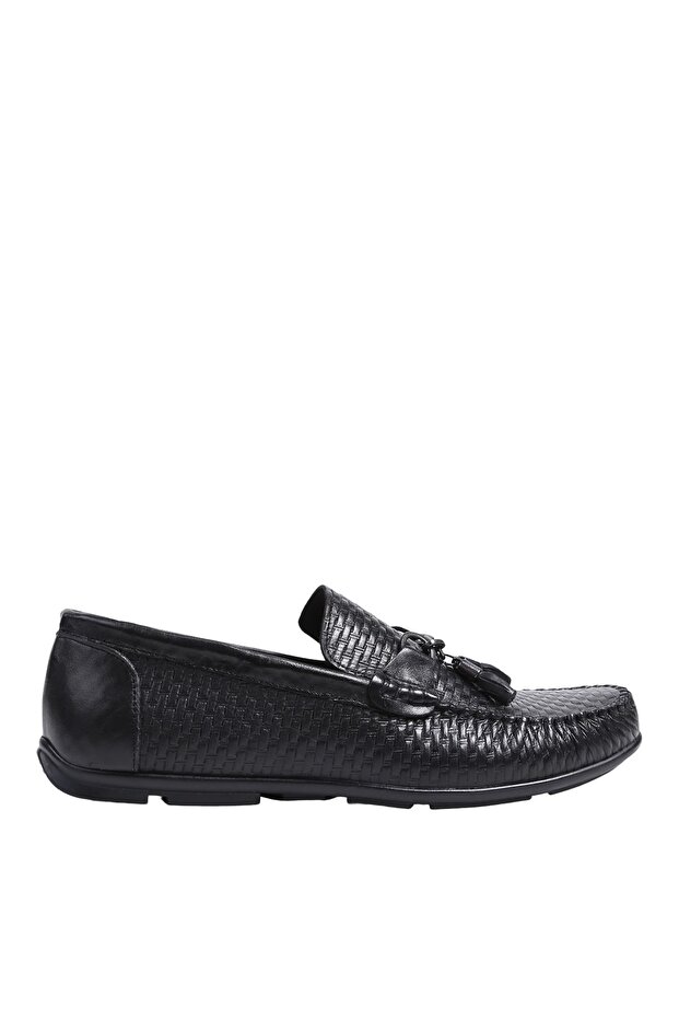 Durante New Black Leather Men's Casual Shoes