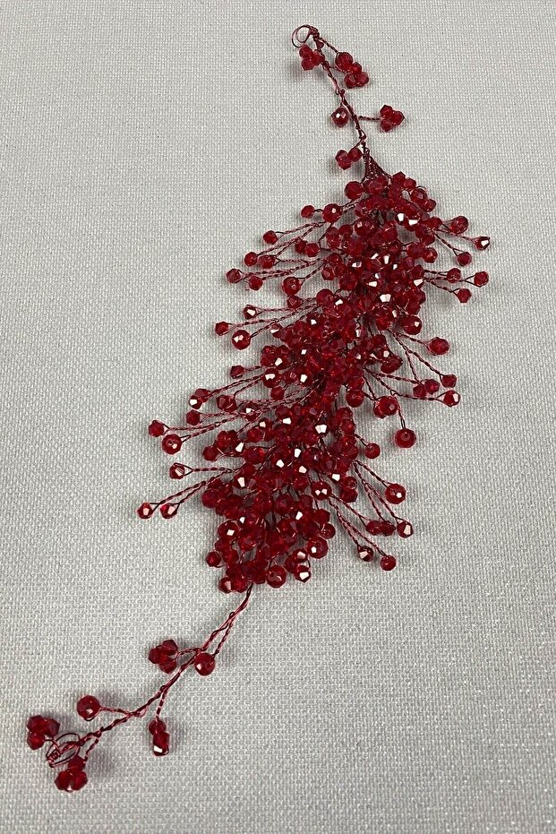 Women's Hair Accessory Red Deren Bridal Tiara and Hair Accessory – Crown – Crown – Crown