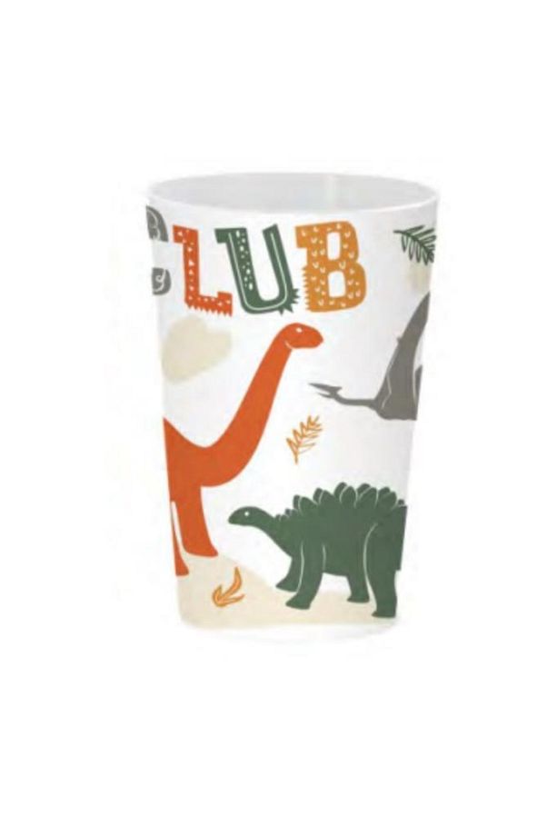 Lisanslı Dino Club Çocuk Kahvaltı Seti, Dinozorlar Desenli Kase Tabak Bardak 3’lü Yemek Seti - 3