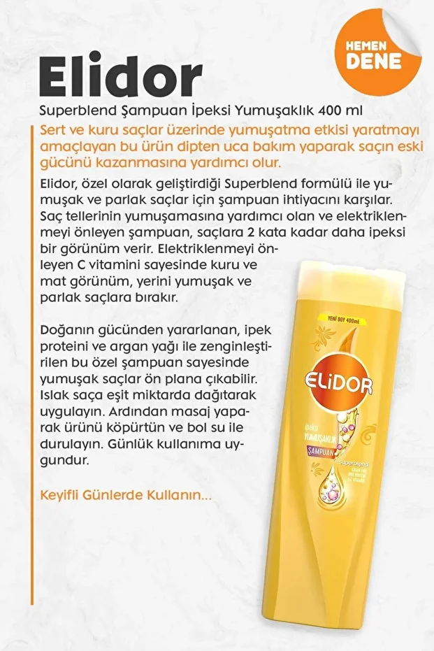 Superblend Şampuan Ipeksi Yumuşaklık 400 Ml - 2