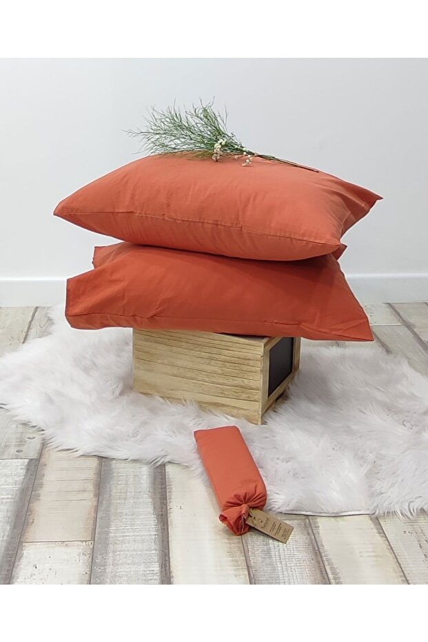 Natural 2-Piece Pillowcase 50x70 Stonewashed Cotton