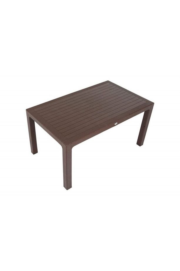 90x150 Elit Rattan Masa Kahverengi - 1