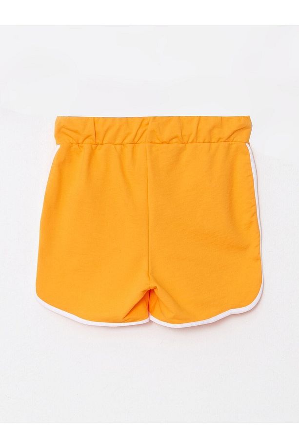 Beli Lastikli Dar Fit Düz Kadın Şort - 8