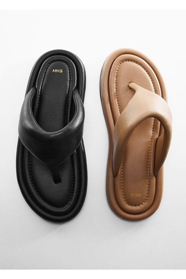 Bantlı Deri Kadın Sandalet - 23