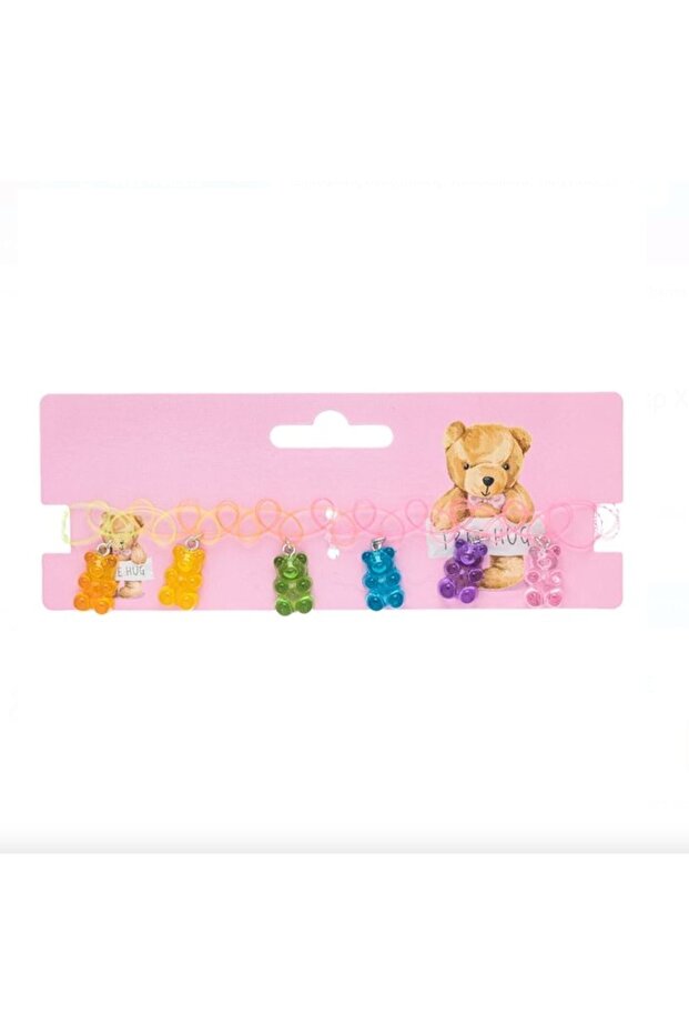 New Trend Imported Elastic Haribo Teddy Bear Pendant - Girl's Adult Pendant