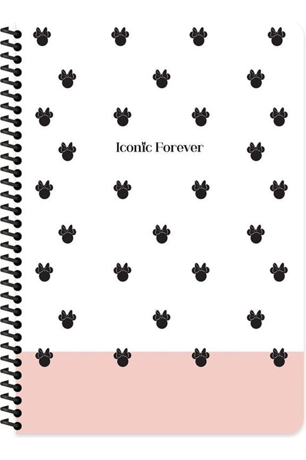 Minnie Mouse 20x28 80 YpChecked Cardboard Cover Spiral Notebook