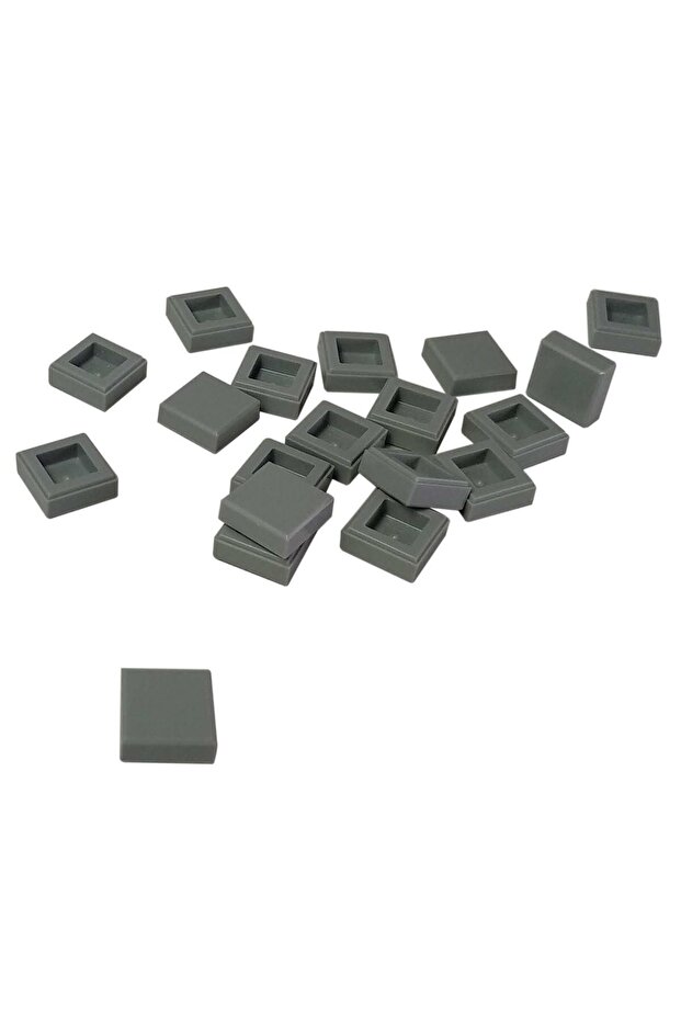 Accessory Custom Moc Creator Tile 1 X 1 Light Gray Tiles 4 Pieces Will Be Sent
