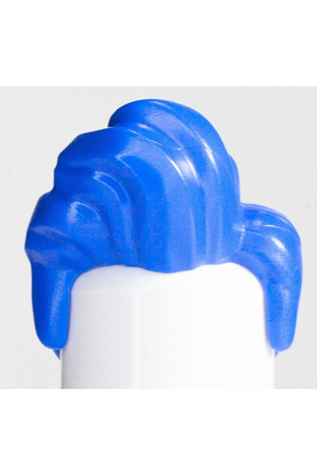 Original Accessory Minifigure Minifigure Elvis Presley Fluffy Blue Men's Hair 1 piece to send