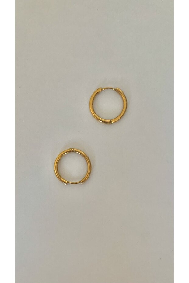 - Basic Çelik Halka Küpe (2 Cm) - 5