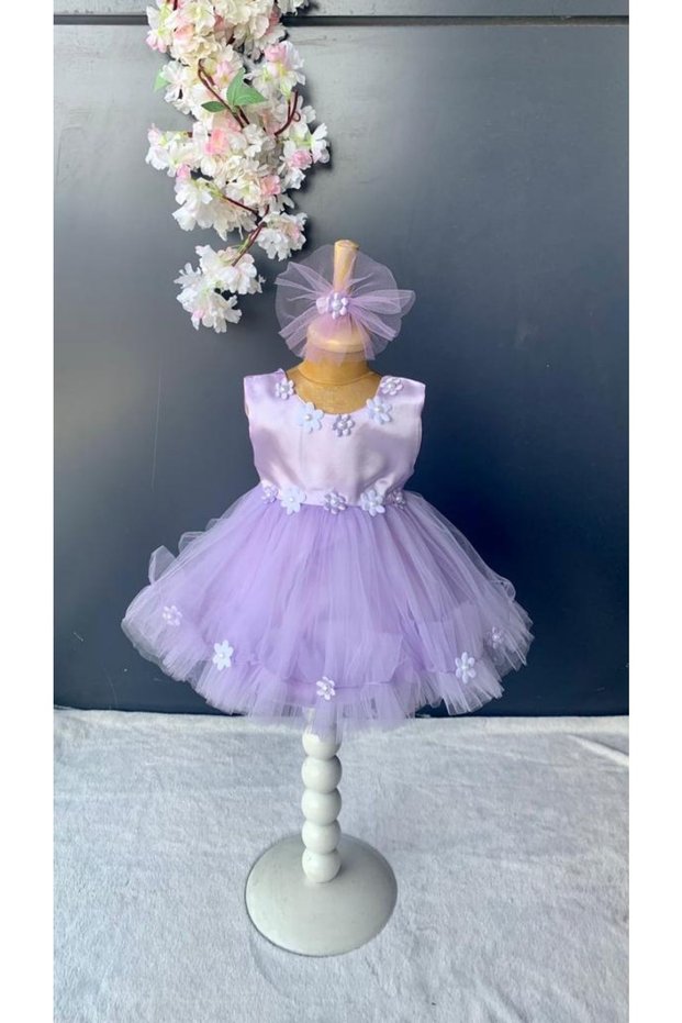 Baby Girl Newborn Floral Mevlüt Dress Special Day Dress