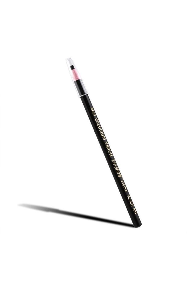 1 Piece Black Permanent Makeup Microblading Marking Pen with String - 6