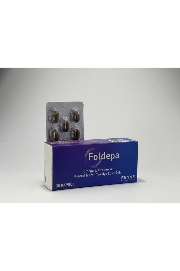 Foldepa Omega 3 Fish Oil - Food Supplement with Smart 30 Capsules, Omega and B12 - 4