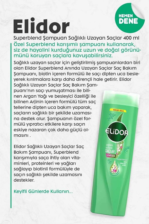 Şampuan 400 ml Sağlıklı Uzayan Saçlar - 2