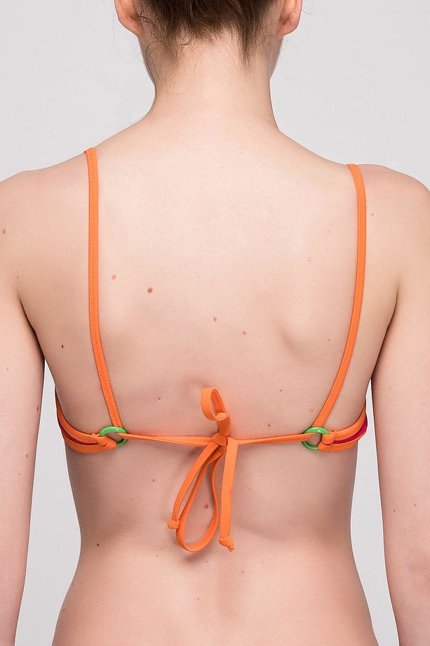 Kadın Vişne Destekli Bikini Üstü CTFD092B10 - 2