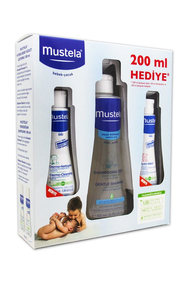 Baby Shampoo 500 ml +100 ml Dermocleansing+100 ml Hydra Bebe Lotion Hediyeli - 2