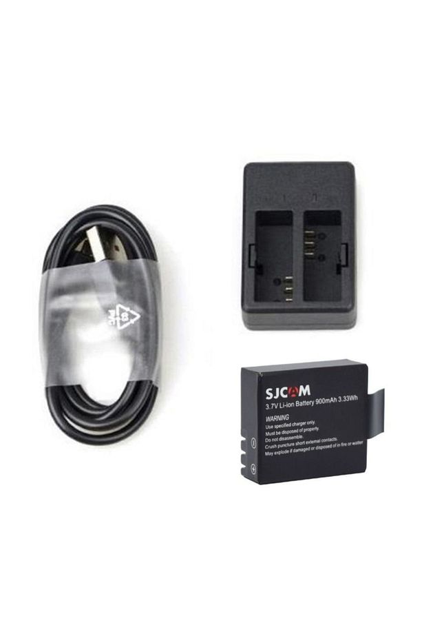 Orjinal SJCAM SJ5000 Yedek Batarya ve Çiftli USB Şarj Cihazı Seti - 9