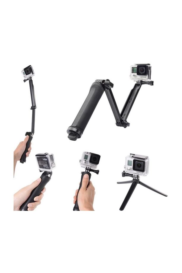 EKEN H9 H9R H8R V8s 3 Yollu Monopod 5GPRAFAEM001 3 Way Selfie - 11
