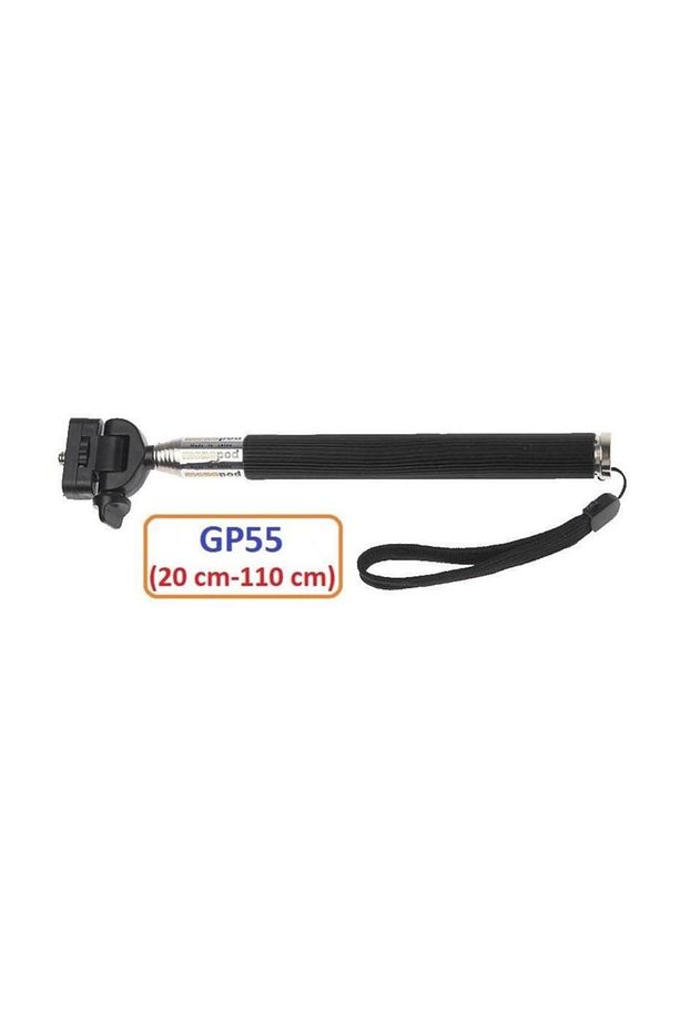 Eken Xiaomi Sjcam Uyumlu 110 cm Teleskopik Selfie Çubuğu GP55 - 5