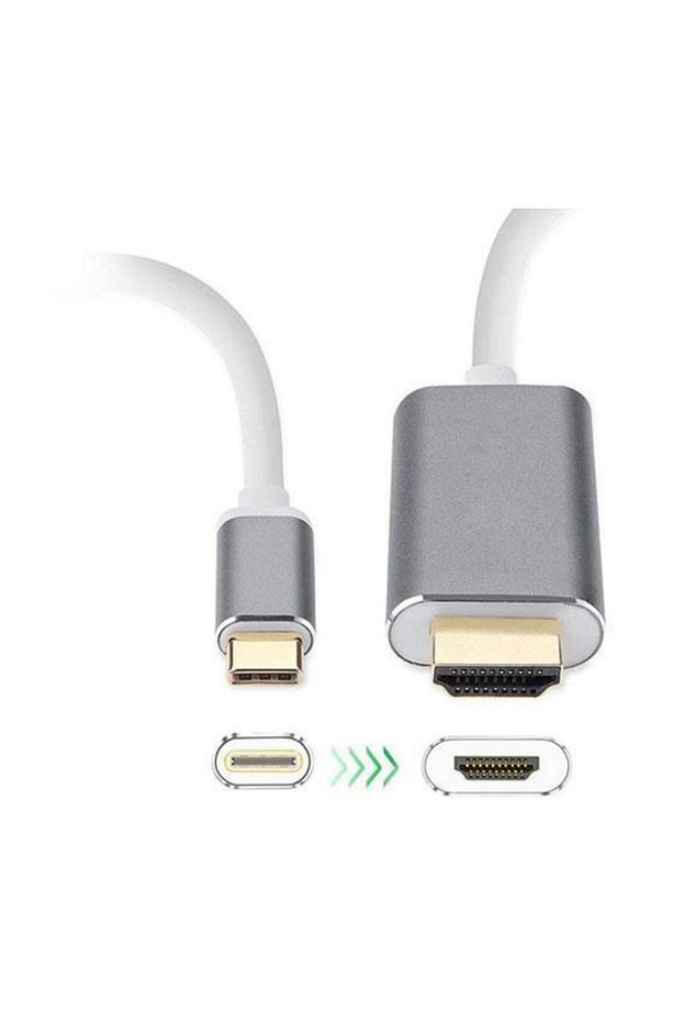 Sl-usb-c70 1.8m 4k-2k Gold Plated Type C3.1 Type-c Hdmı Bağlantı Kablosu - 2