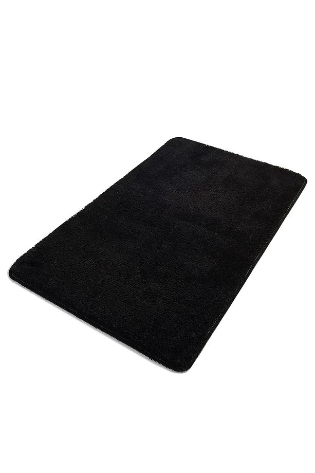 Havaı Siyah 80x140 Cm Banyo Halısı Paspas Akrilik - 2