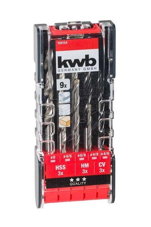 Kwb Matkap Uç Seti 9 Parça 49109154 - 1