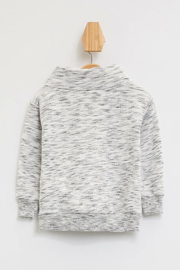 Baby Boy Kangaroo Pocket Printed Sweatshirt