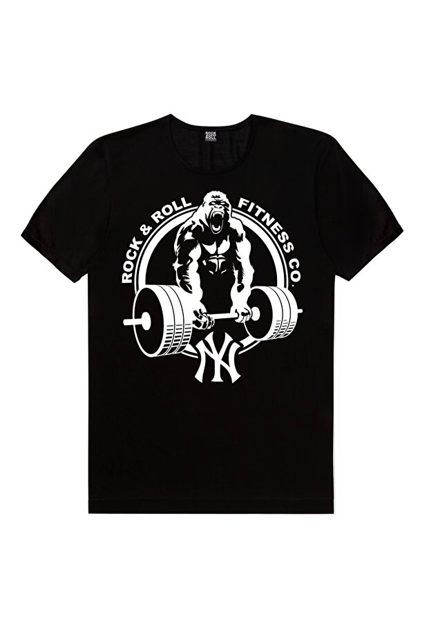 Gorilla Gym Black Short Sleeve Men's T-shirt