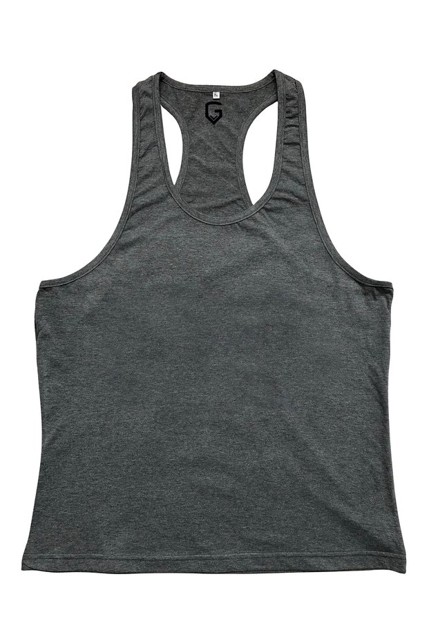 FITNESS GYM TANK TOP ATHLETE ATHLETE GRAY TTGT5026W