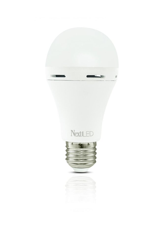 Led E27 9w Şarjlı Led Ampul Beyaz
