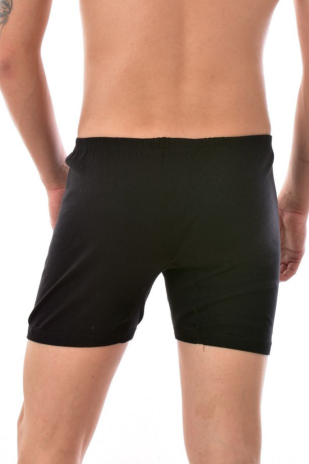 Erkek Siyah 3 Adet Tutku Paçalı Boxer  0111 - 3