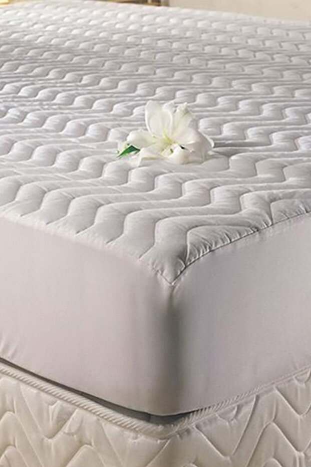 Kapitoneli Fitted Soft Alez Çift Kişilik 200x200 Cm - 1