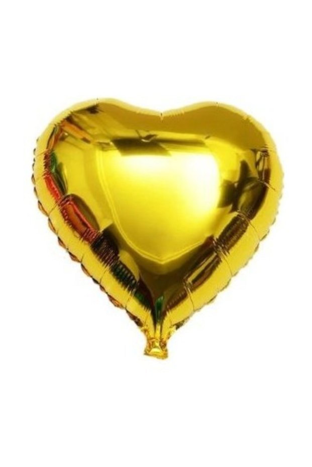 Deal Bear Balloon Heart Foil Balloon Gold