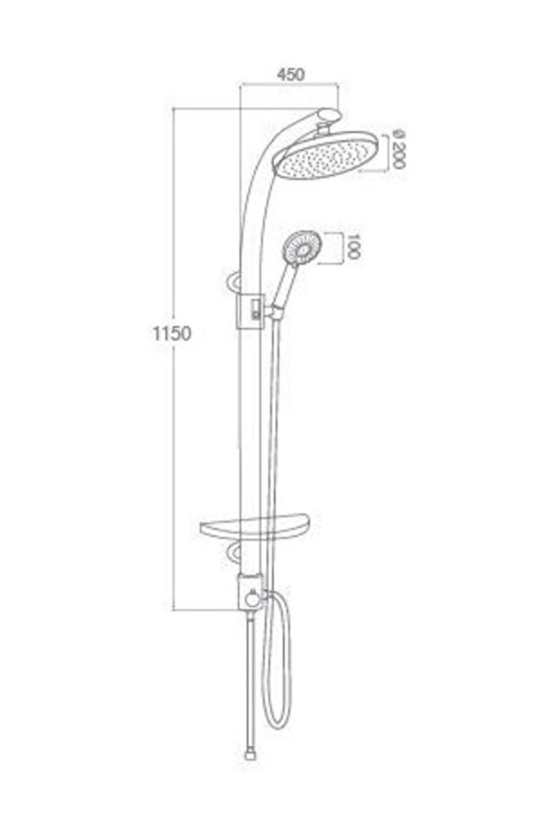 Advance Rain Beyaz Duş Paneli MRS004 - 2