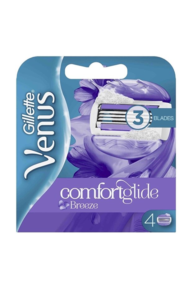 Breeze Comfortglide Women's Spare Shaving Blade New Pack of 4