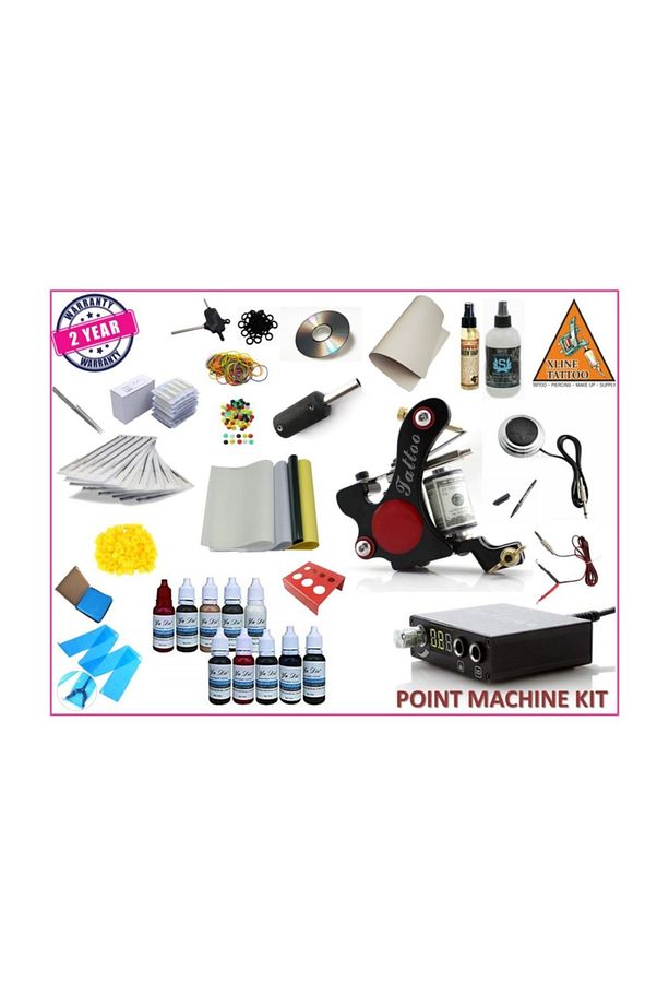 Red Poınt Tattoo Dövme Makinası Full Set - 1