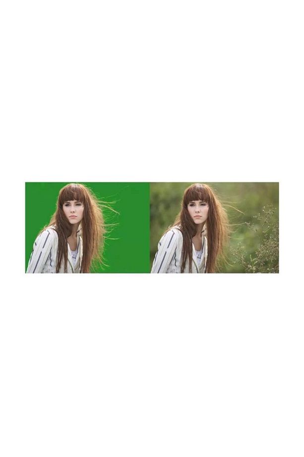 Chromakey-green Screen- Greenbox Yeşil Fon Perde(1.5x3 M) - 1