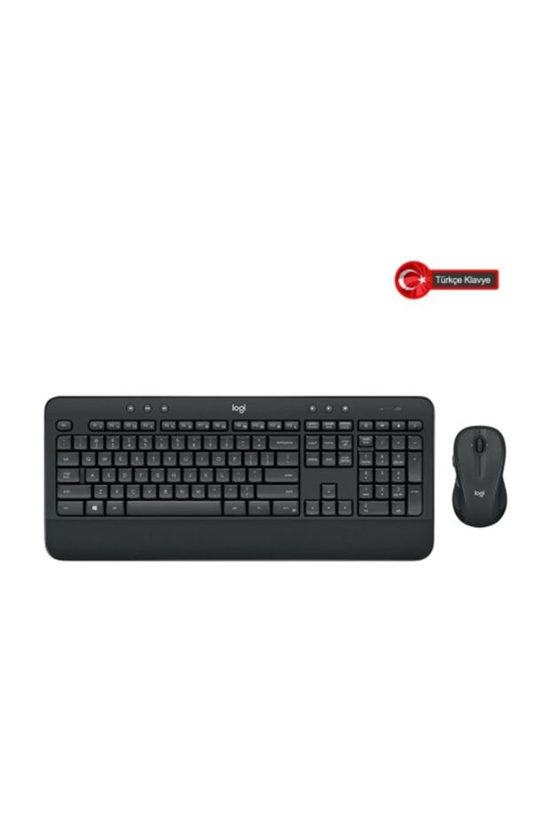 MK540 ADVANCED Kablosuz Türkçe Klavye Mouse Seti, Siyah 920-008687 - 2