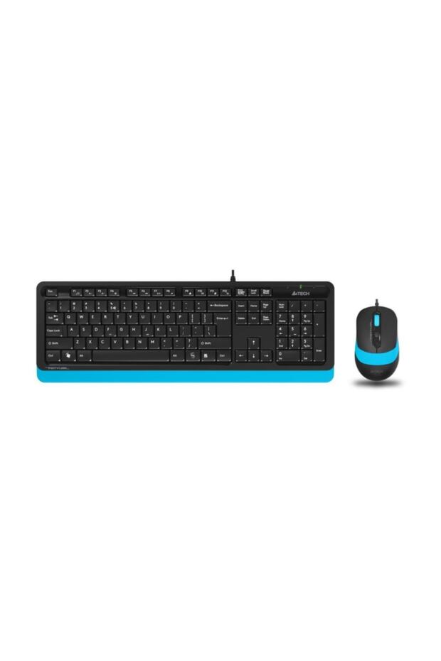 F1010 Mm Klavye Mouse Set / Mavi / Usb - 3