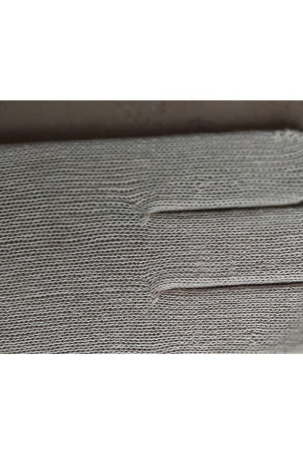 10 Çift Ham Pamuk Örme Iş Eldiveni - 6