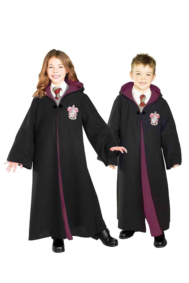Cadılar Bayramı Harry Potter Cübbe Çocuk Kostüm 5-6 Yaş Siyah / - 1