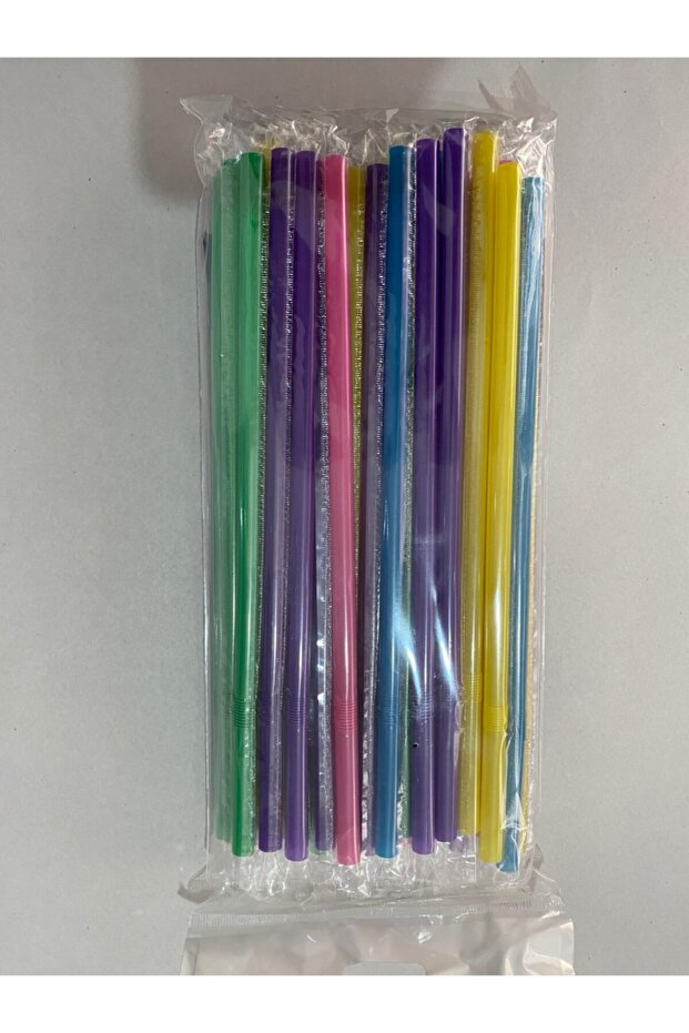 50 Colorful Activity Entertainment Straws - Drink Pipe
