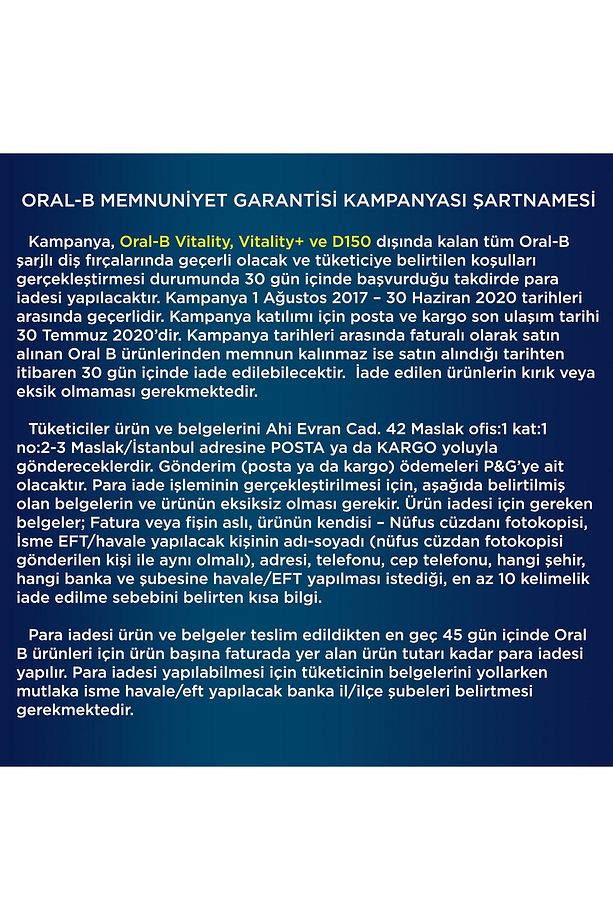 Smart 6000 Şarj Edilebilir Diş Fırçası Cross Action - 10