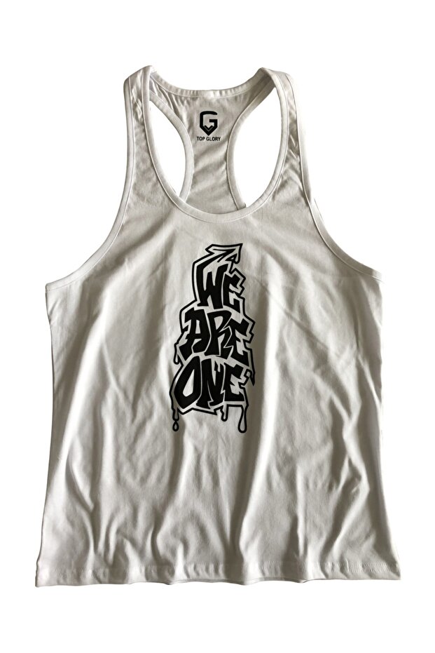 Fitness Gym Tank Top Athlete Athlete 5060 White